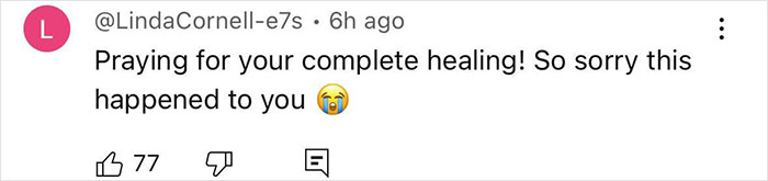 Comment on social media expressing sympathy for a single mom brutally beaten by a Cincinnati mob.