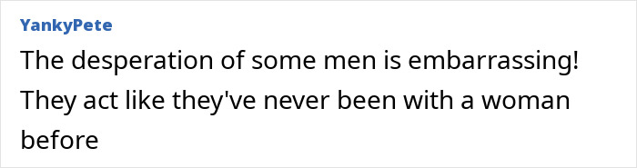Comment on a forum post criticizing male co-workers placing bets on who would sleep with a woman, highlighting sexism and harassment issues.