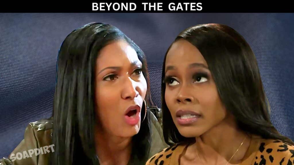 Beyond the Gates Spoilers: Dana 'Leslie' Thomas (Trisha Mann-Grant) - Hayley Lawson's (Marquita Goings)