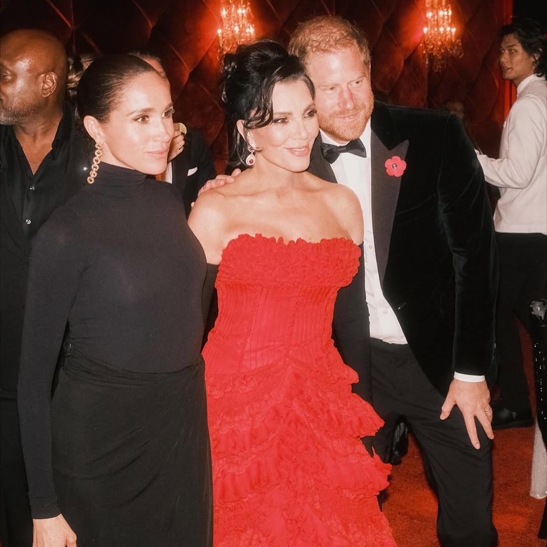 Kris Jenner Celebrated Her 70th Star Studded Birthday In A Red Strapless Givenchy Dress 7