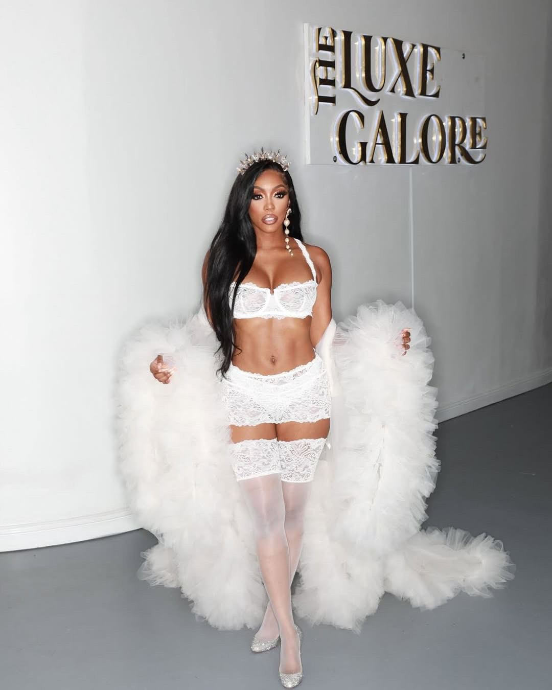 The Real Housewives Of Atlanta Season 16 Cast Promotes 22Pampered By Porsha22 In Colorful Oyemwen Robes Available At Fashion Bomb Daily Shop 9