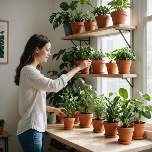 using plants in home decor