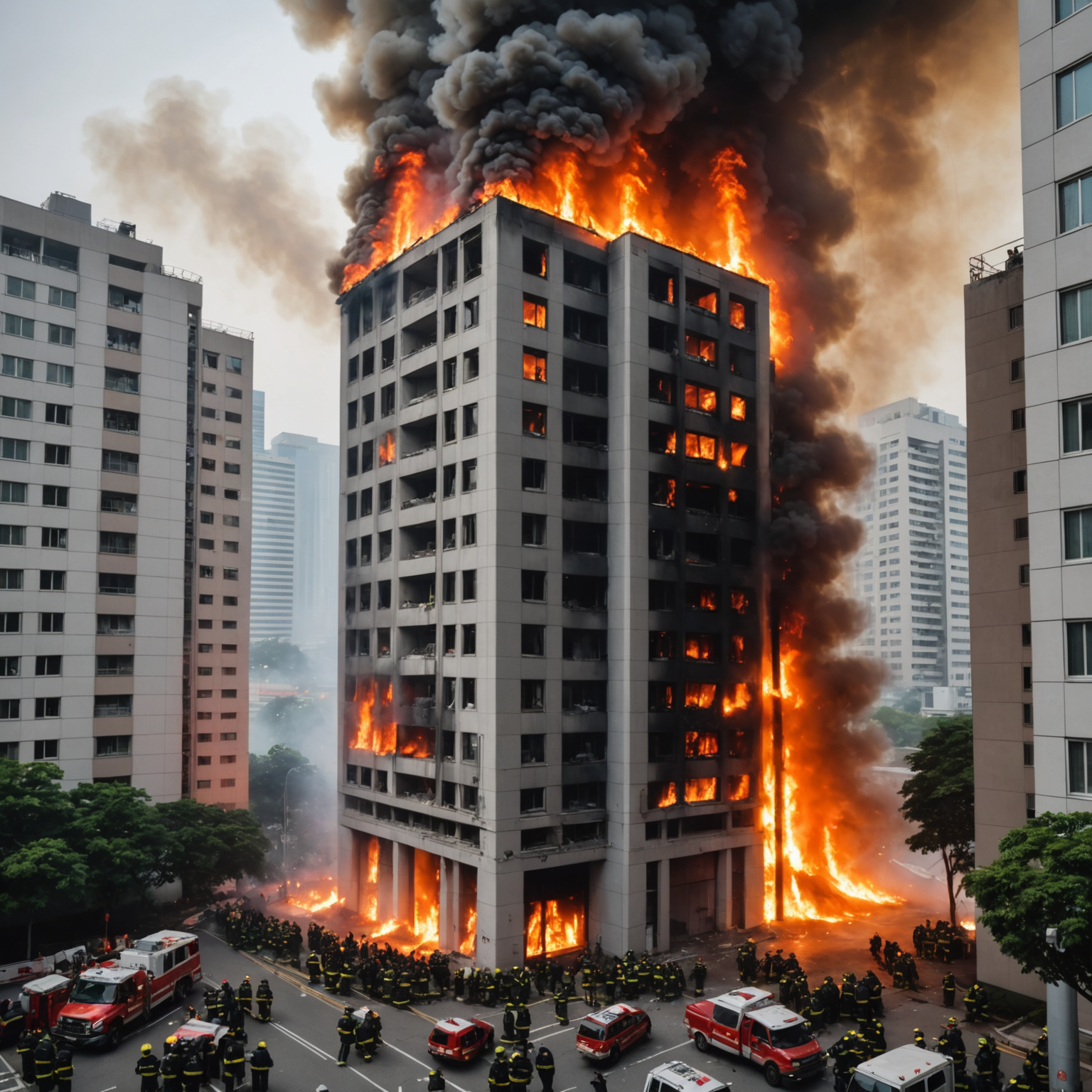 Grief, solidarity, donations after Hong Kong high-rise tragedy