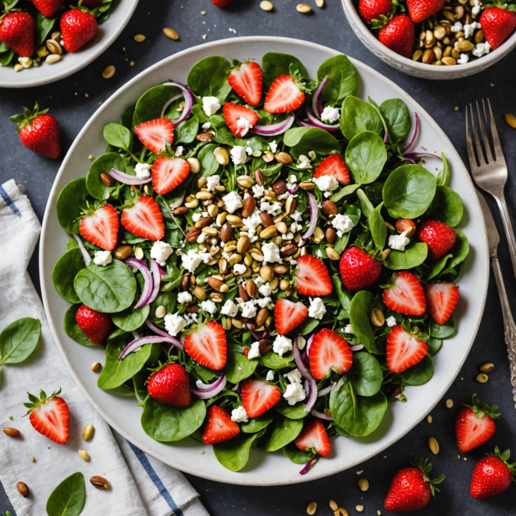 Summer Salad With Honey Roasted Pistachios