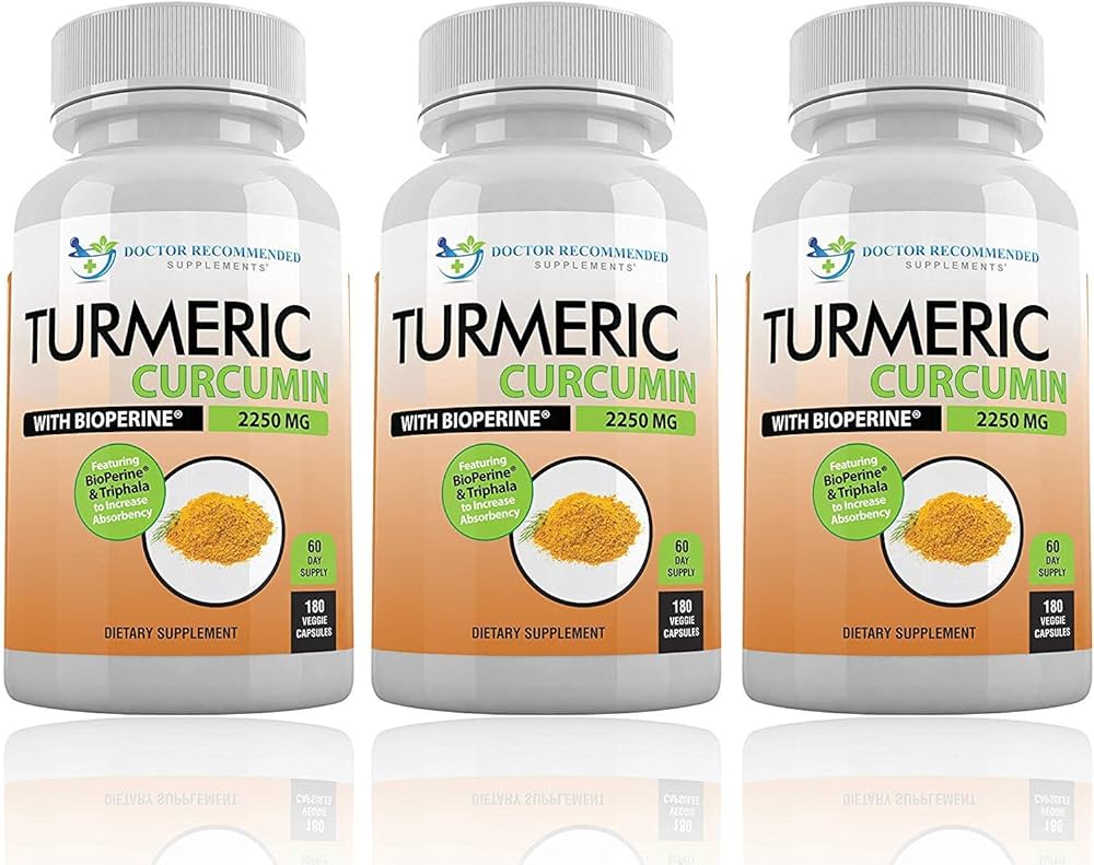 Amazon.com: Turmeric Curcumin with Bioperine and Triphala - 2250mg ...