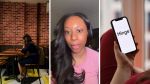 7 Womans Hinge Date Goes To The Bathroom