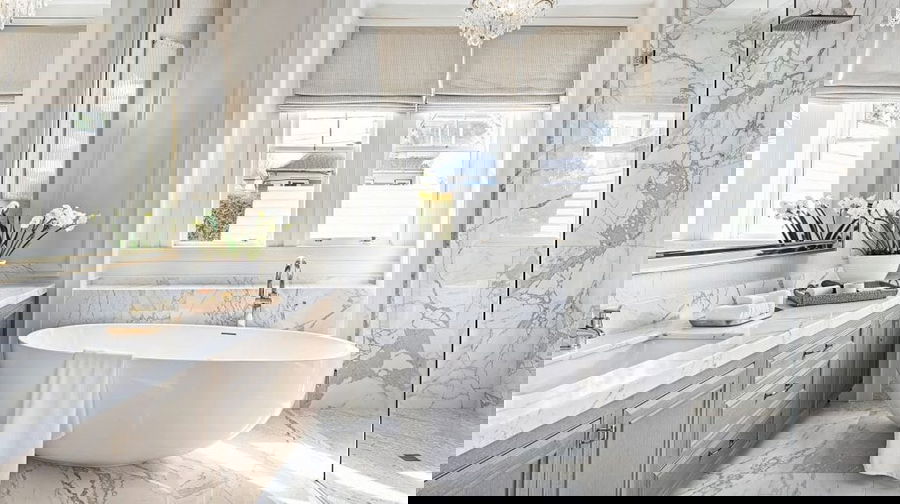 Bright And Airy Luxury Master Bathroom Ideas By Decorilla 1024x574