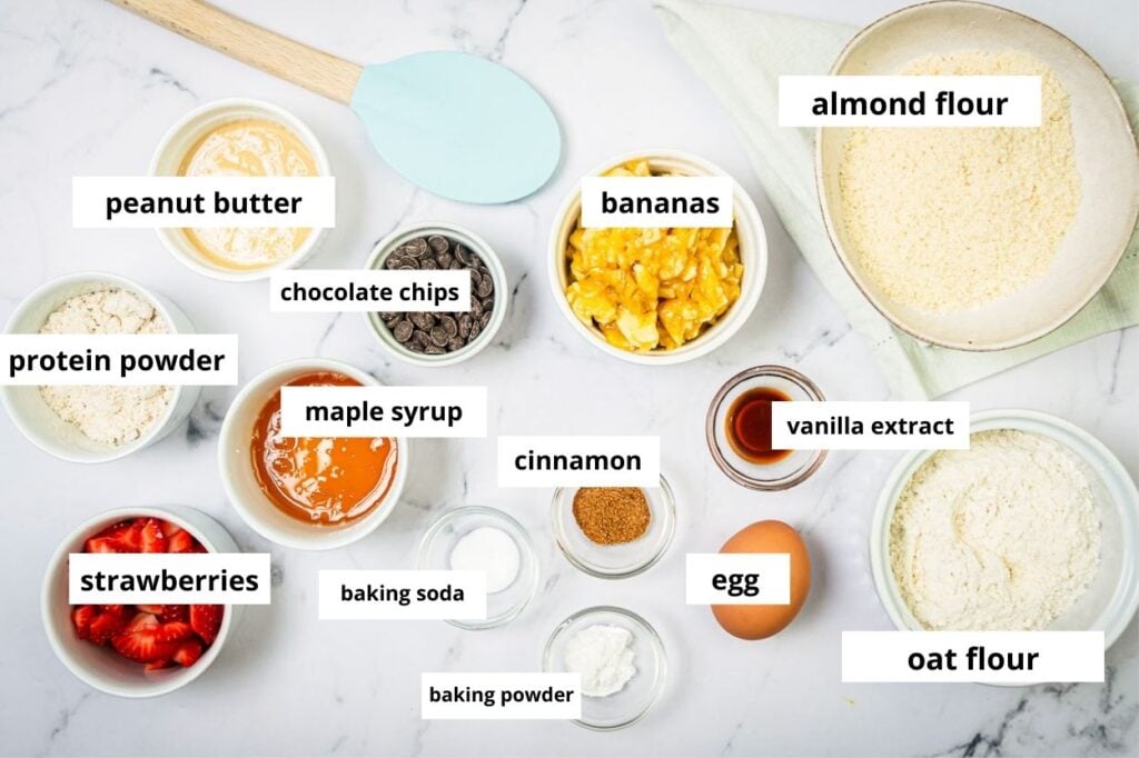 Banana Protein Muffins - iFoodReal.com