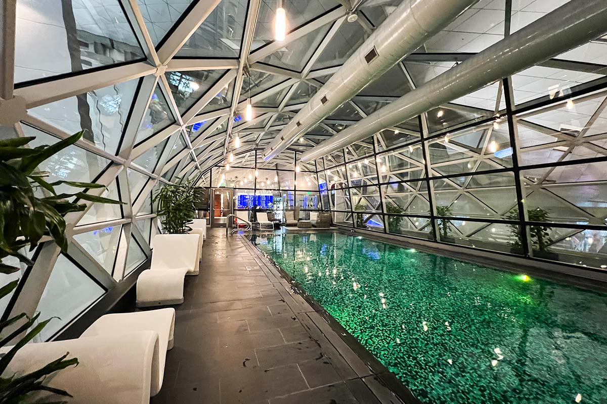 The Side Of The Maldives Most Travelers Never See Heated Swimming Pool at Hamad Airport DOH