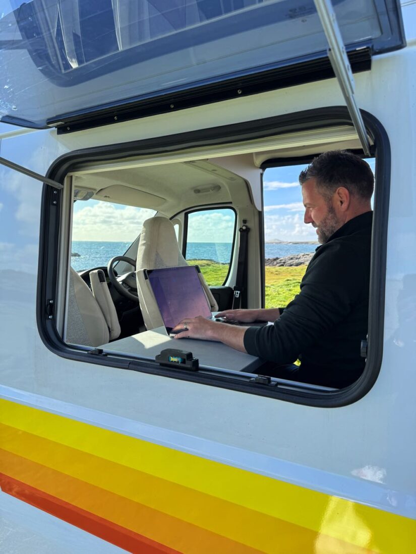 Nick Working Ireland Van 825x1100