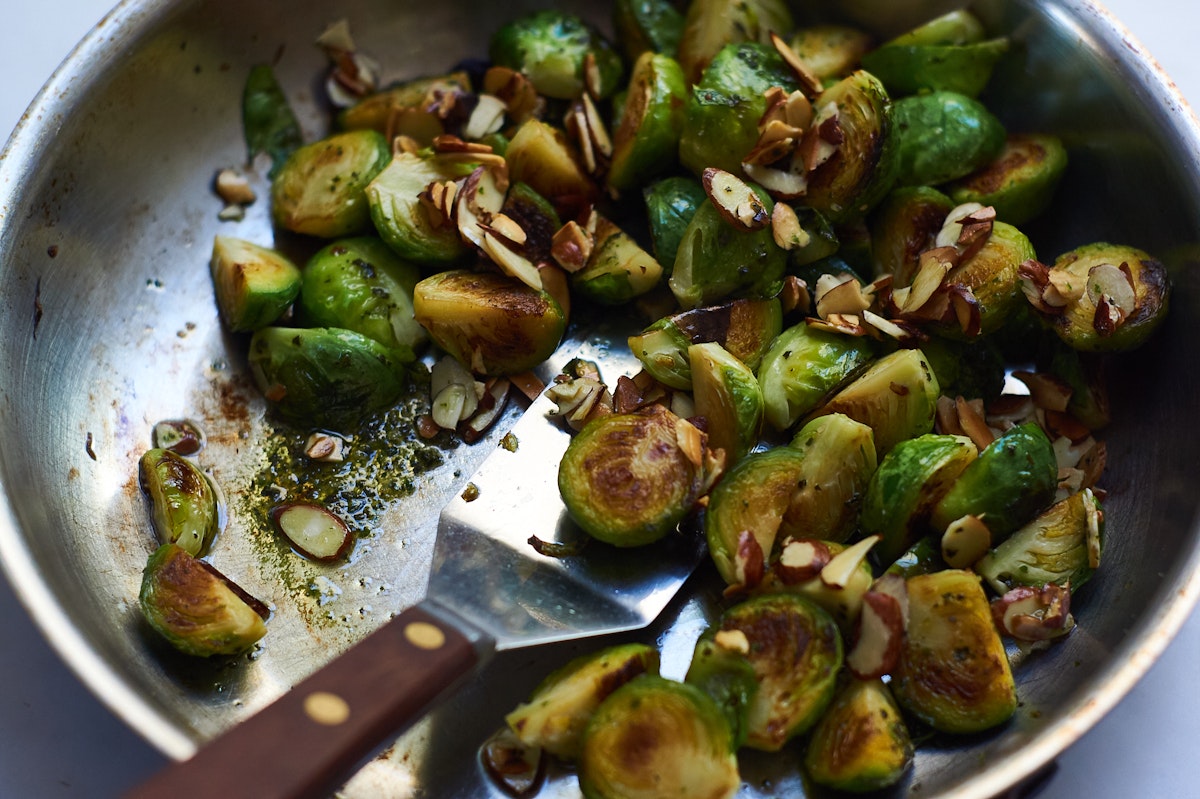 Sauteed Brussels Sprouts H