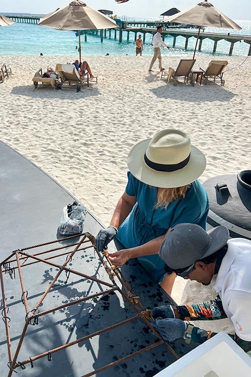 The Side Of The Maldives Most Travelers Never See Sun Siyam Coral Restoration Project