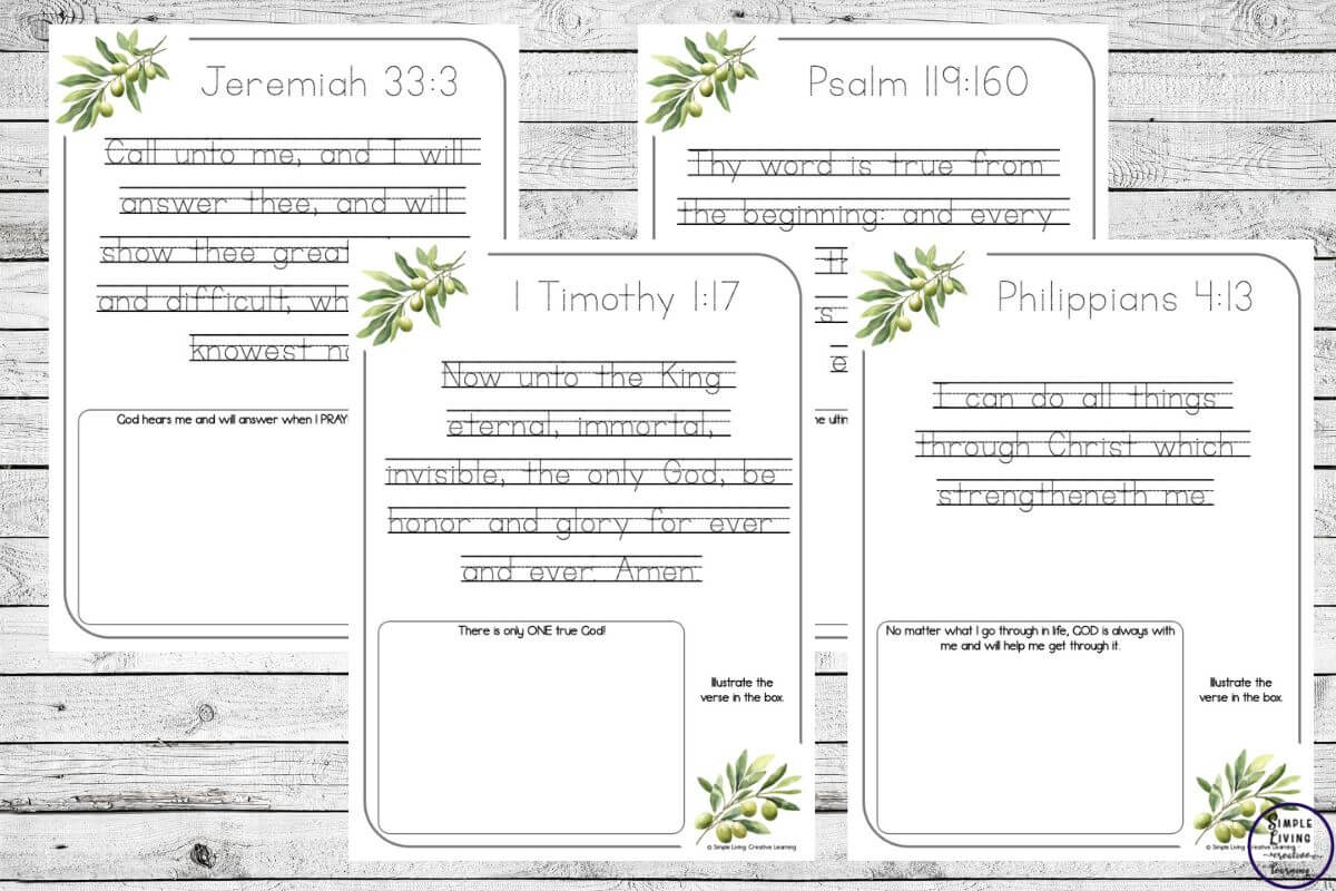Bible Truths For Kids Tracing Pack Rec2