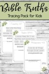 Bible Truths For Kids Tracing Pack Tall 100x150