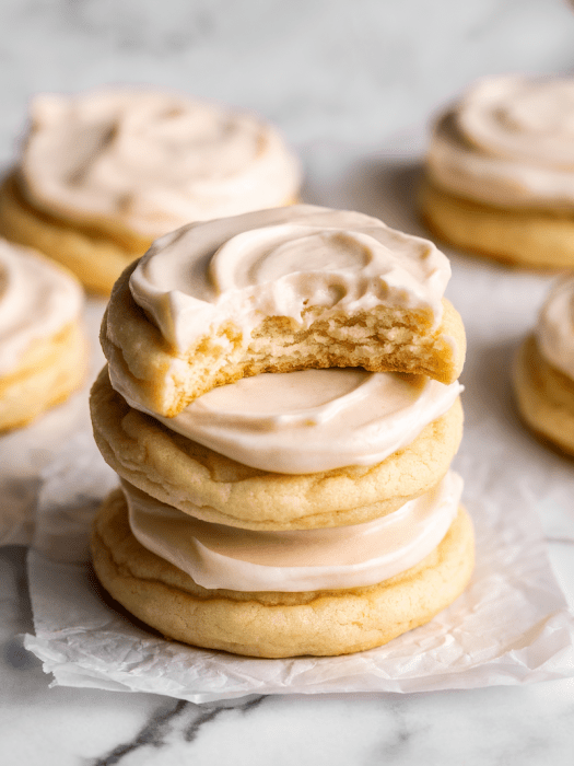 Healthy Copycat Crumbl Sugar Cookies with Pink Frosting